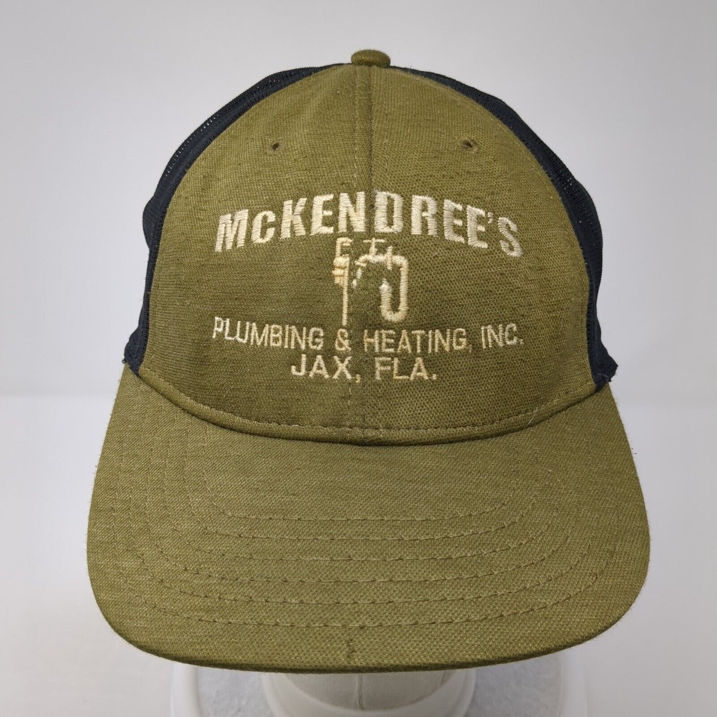 McKendree's Plumbing & Heating Inc JAX FLAStrapback Trucker Hat Brown OS Mesh