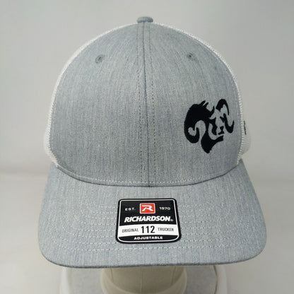 Power Engineers Snapback Mesh Back Trucker Hat Gray Adjustable Colorblock