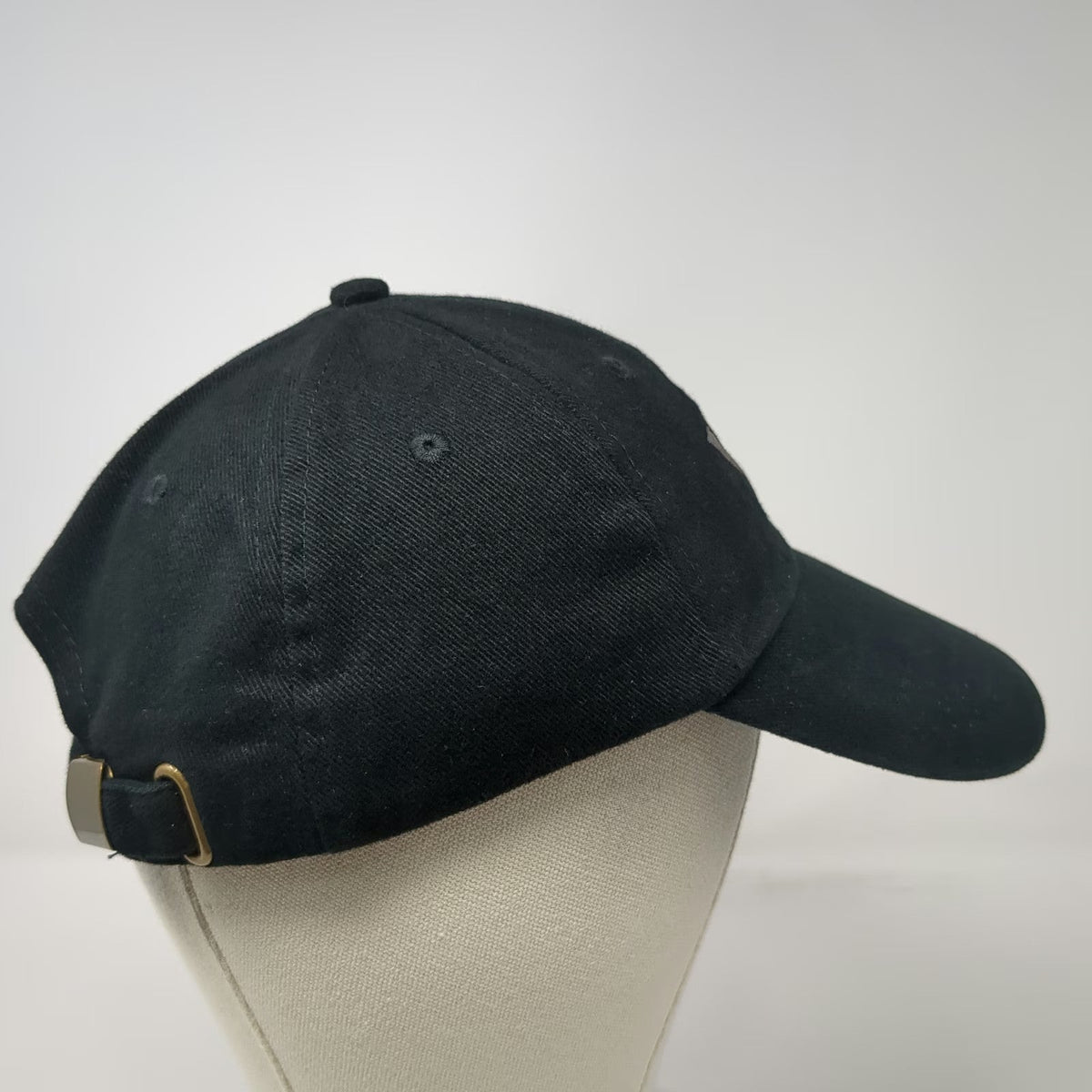 Work Out World WOW Gym Baseball Cap Black One Size Cotton Logo Hat Slideback