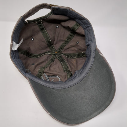 Italia Slideback Hat Brown One Size Adjustable Sport Embroidered 6 Panel