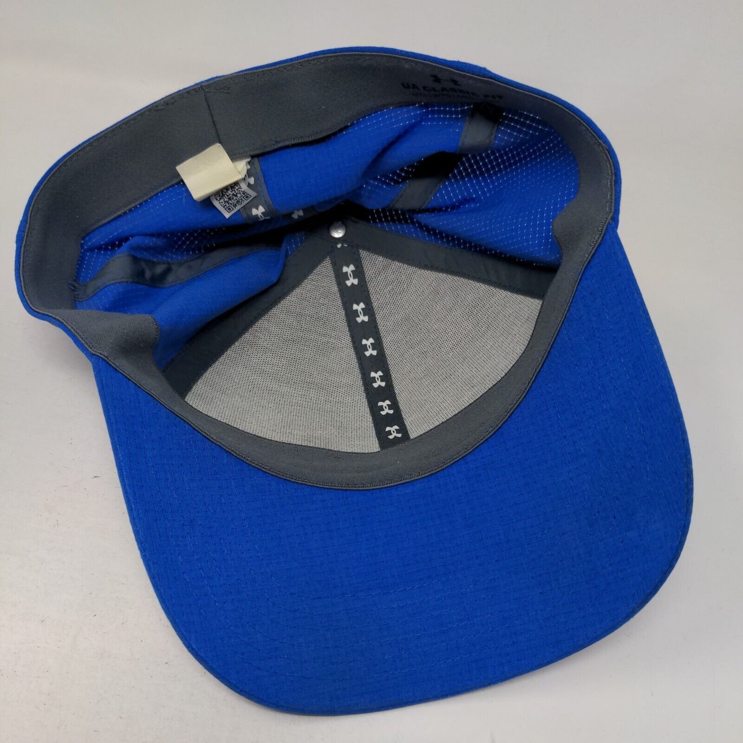 Under Armour Fitted Hat Blue L/XL Classic Fit Solid 6 Panel Outdoor