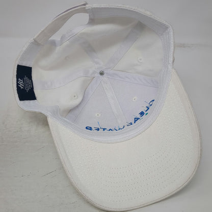 Hit Baseball Cap White One Size Clearwater Analytics Cotton Strapback Hat