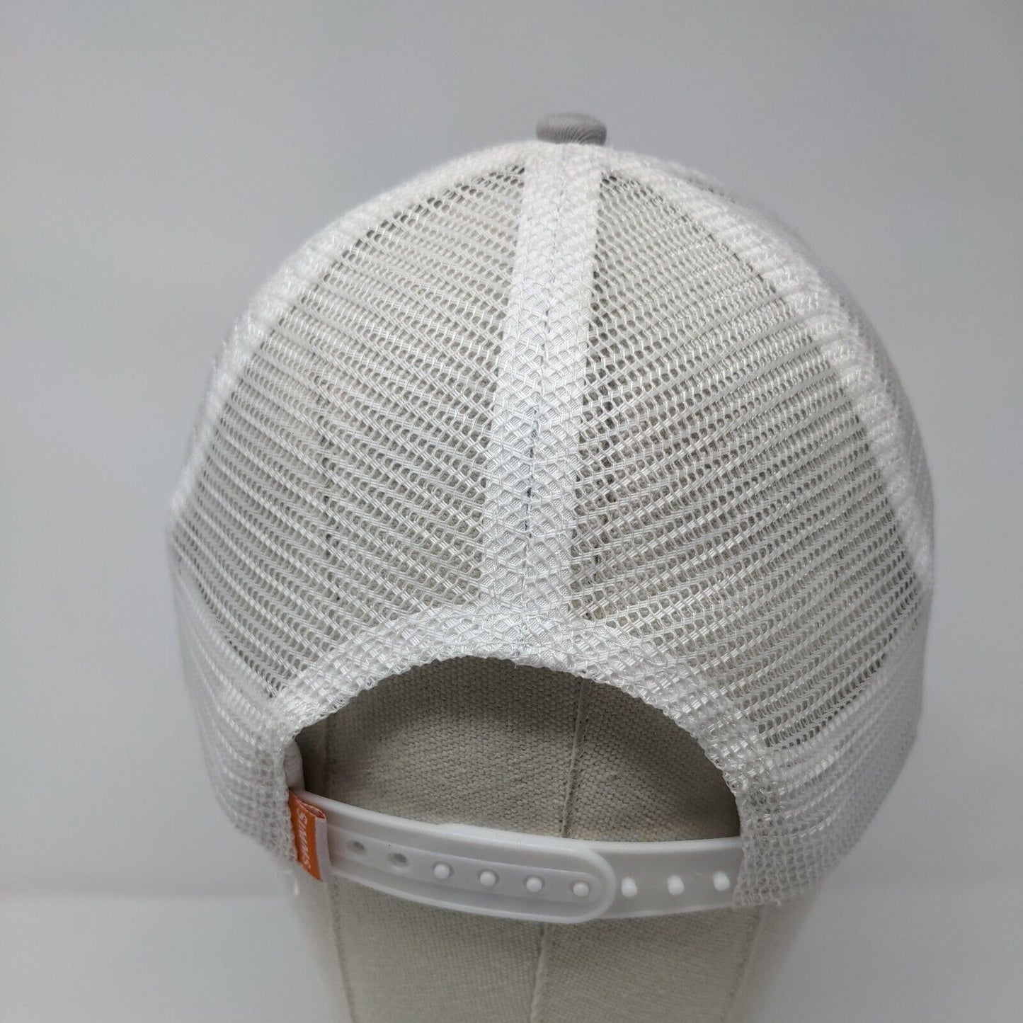 Telluride Angler Snapback Mesh Back Trucker Hat Gray OSFM Simms
