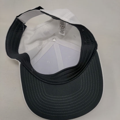 Nike Club Cap Strapback Hat White L/XL Adjustable Swoosh Dri-Fit 6 Panel