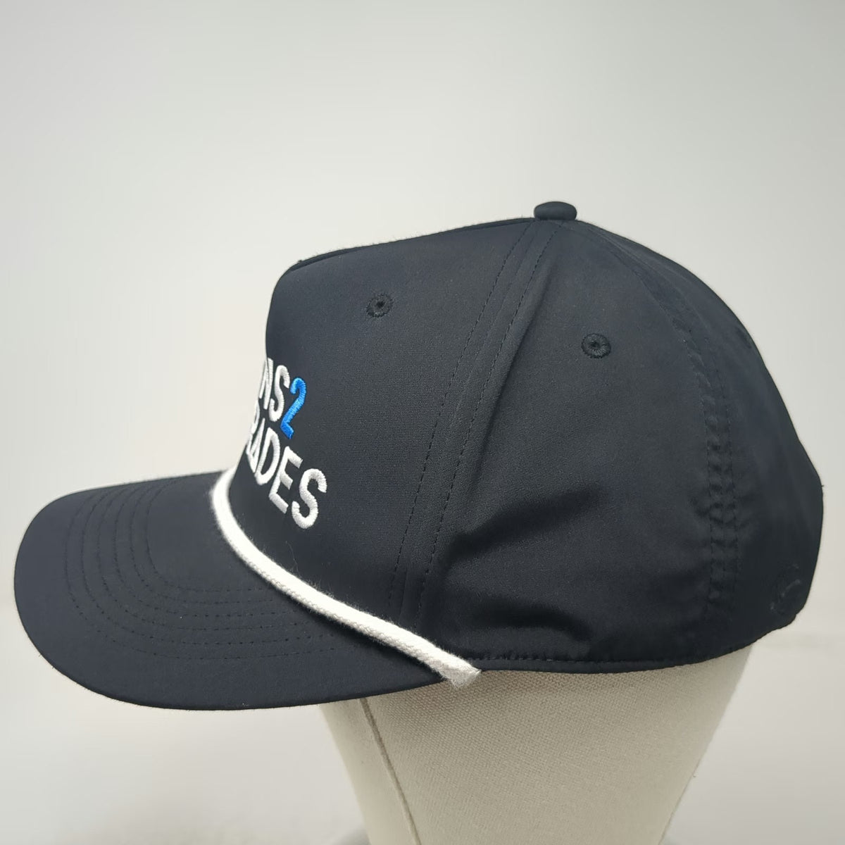 Outdoor Cap 5 Panel Black One Size Teens 2 Trades Rope Snapback Performance Hat