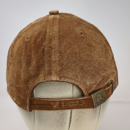 Arctic Circle Enterprises Baseball Cap Brown One Size Suede Leather Alaska Hat