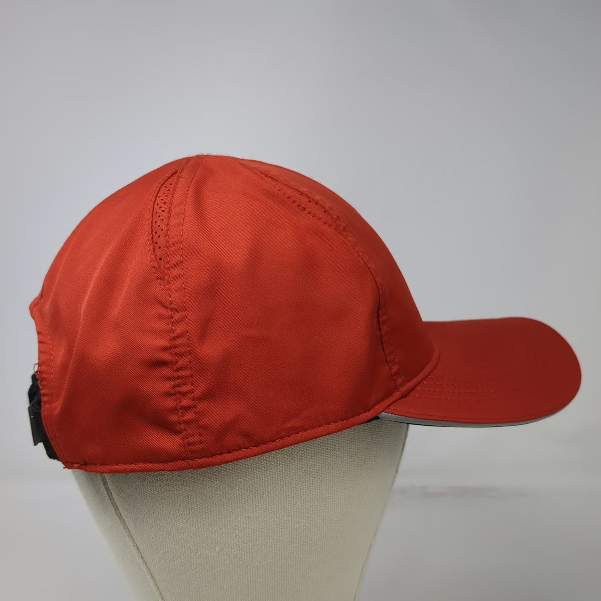 Nike Baseball Cap Orange One Size Featherlight Dri-FIT Strapback Running Hat