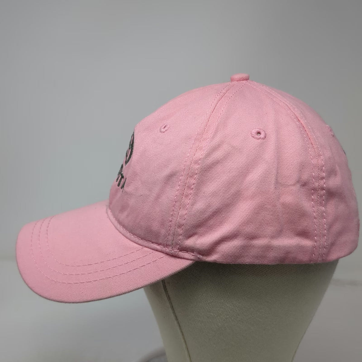 Toyota Baseball Cap Pink One Size Strapback Embroidered Logo Hat Cotton Car