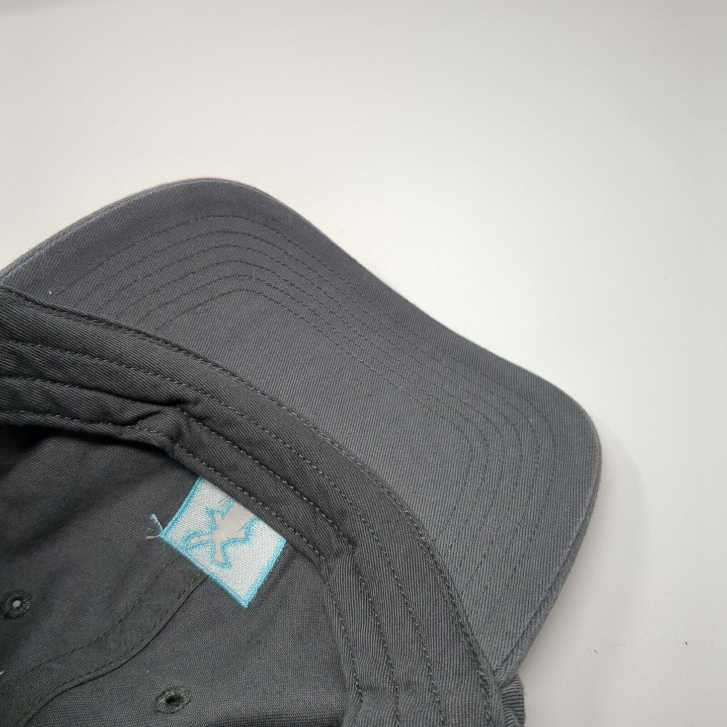Cheers To The Wiseman Slideback Hat Gray One Size Adjustable Embroidered