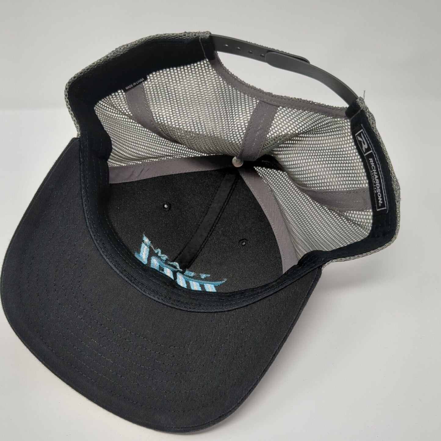 Team MPI Snapback Trucker Hat Black One Size Mesh Back Richardson