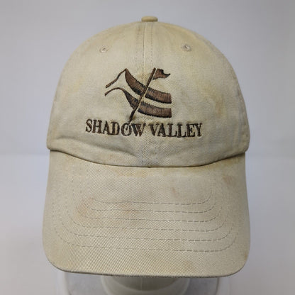 Shadow Valley Slideback Hat Tan One Size Adjustable Vent Holes Dpc