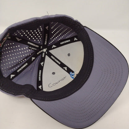 Ignite Fitted Hat Gray S/M Breathable Embroidered 6 Panel 474F Pacific Headwear