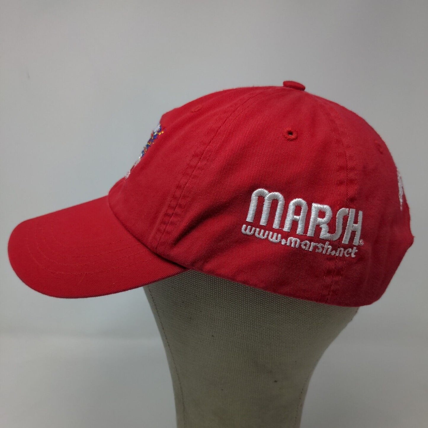 Indy 500 Festival Men's Slideback Hat Red Embroidered Board Member Logo