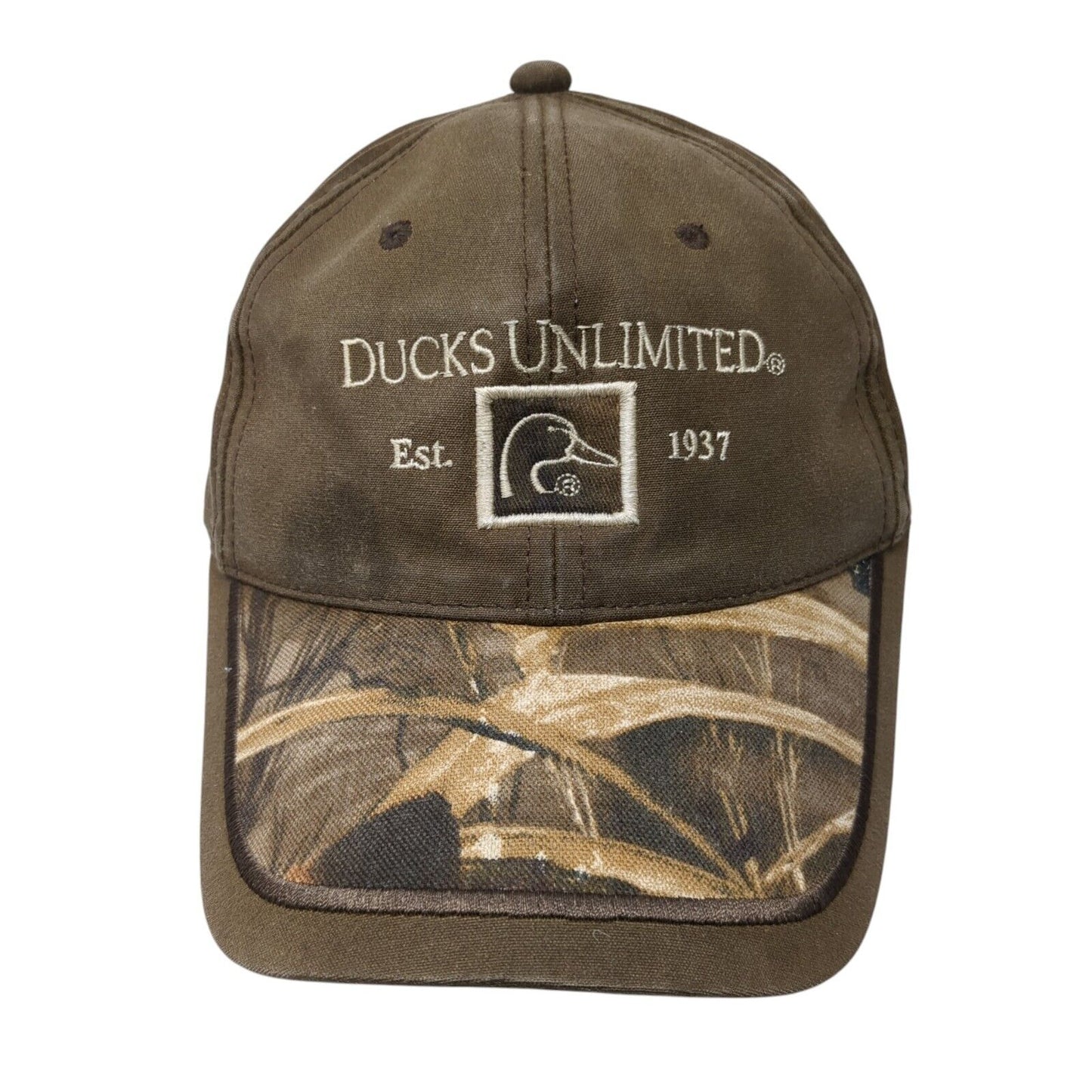 Ducks Unlimited Est. 1937 Slideback Hat Brown One Size Hunting Outdoor