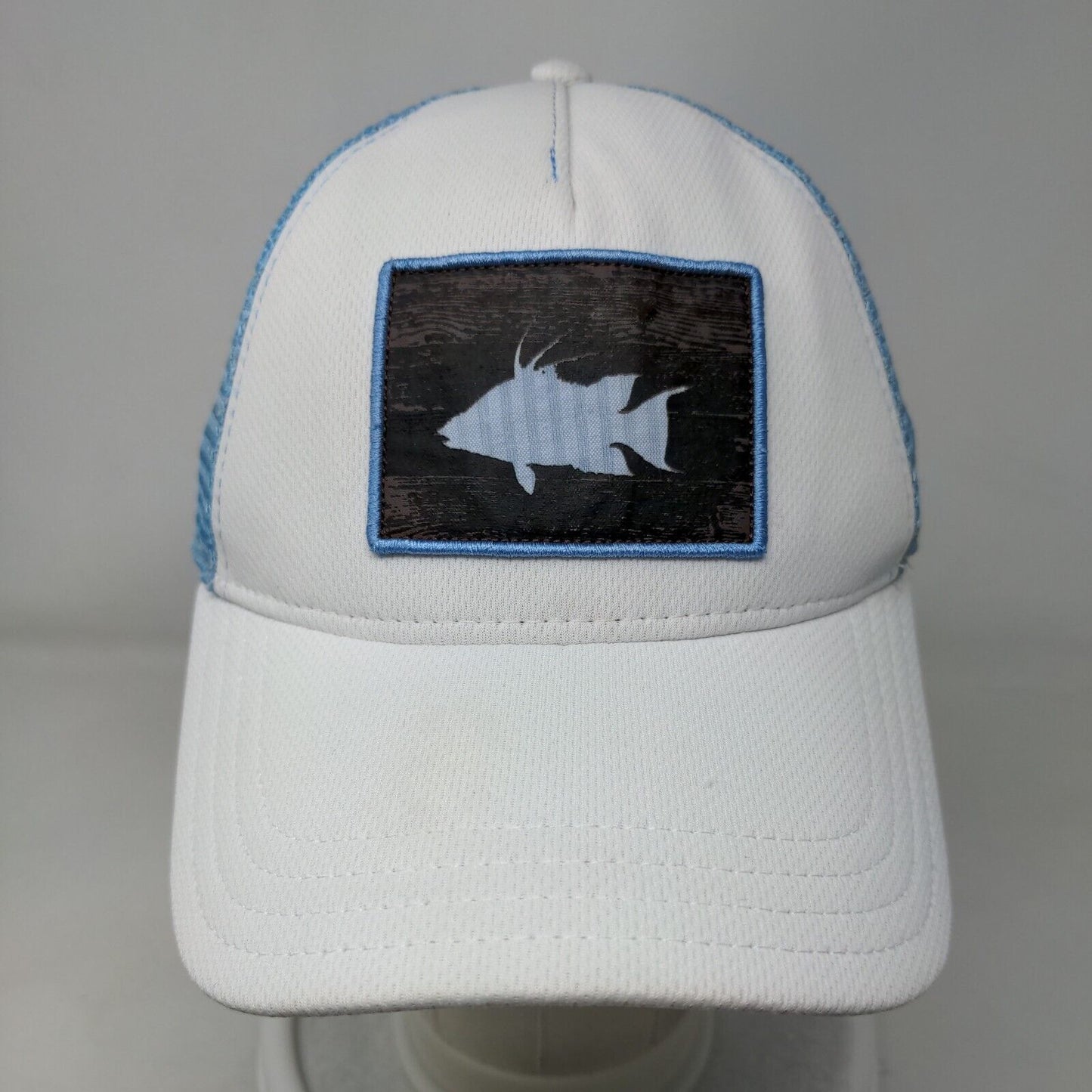 Fish Patch Snapback Mesh Back Trucker Hat Multi One Size Boaters Republic