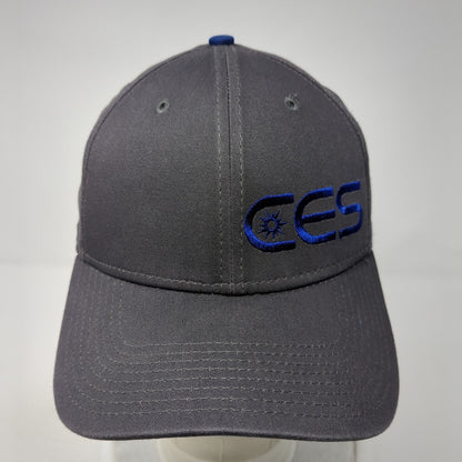 CES Fitted Hat Gray Medium-Large Embroidered Stretch New Era 39Thirty