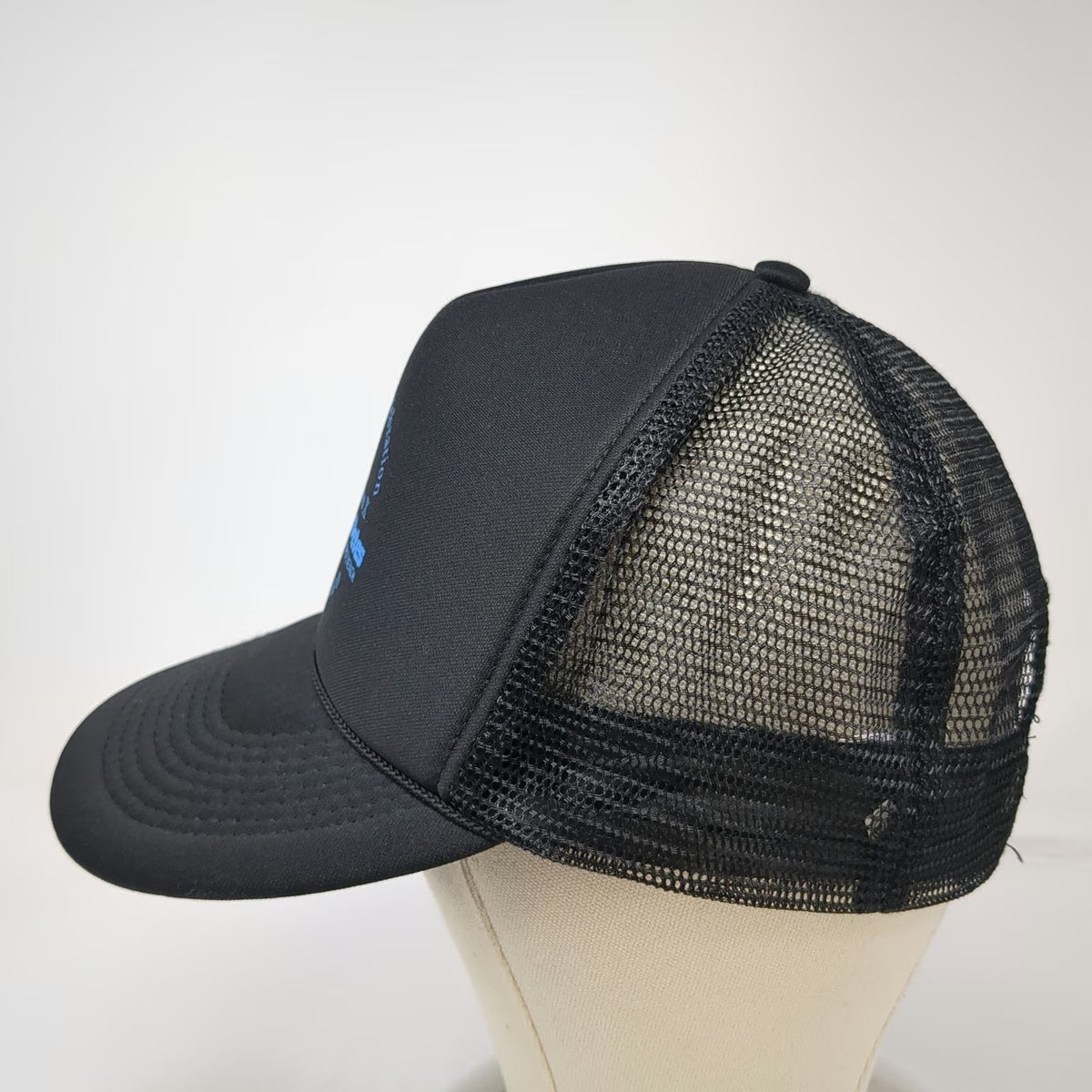 Otto Trucker Hat Black Blue One Size Cactus Petes Casino Mesh Anniversary