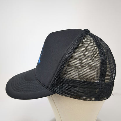 Otto Trucker Hat Black Blue One Size Cactus Petes Casino Mesh Anniversary