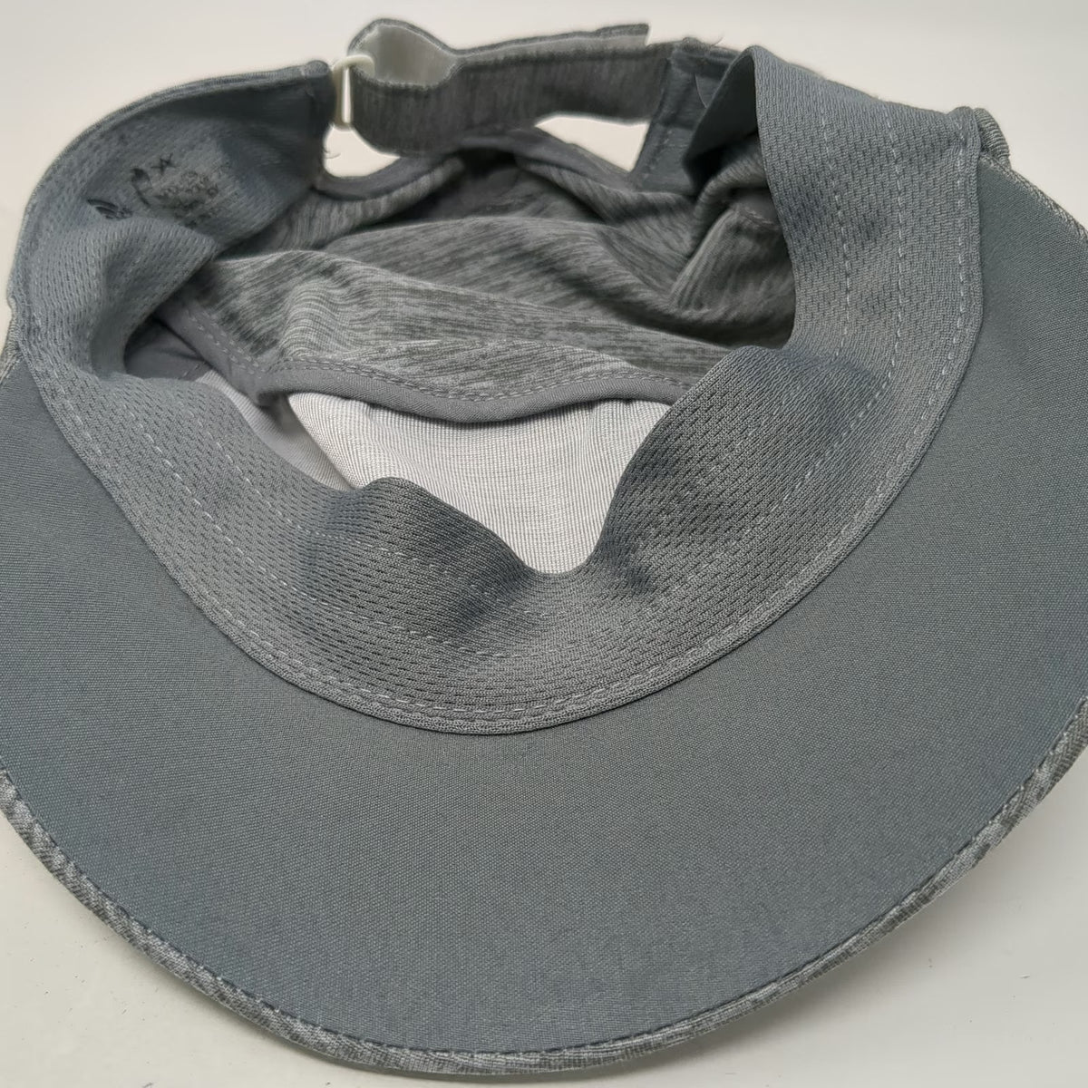 Adidas Army Cap Gray One Size Strapback Heathered Lightweight Side Logo Hat