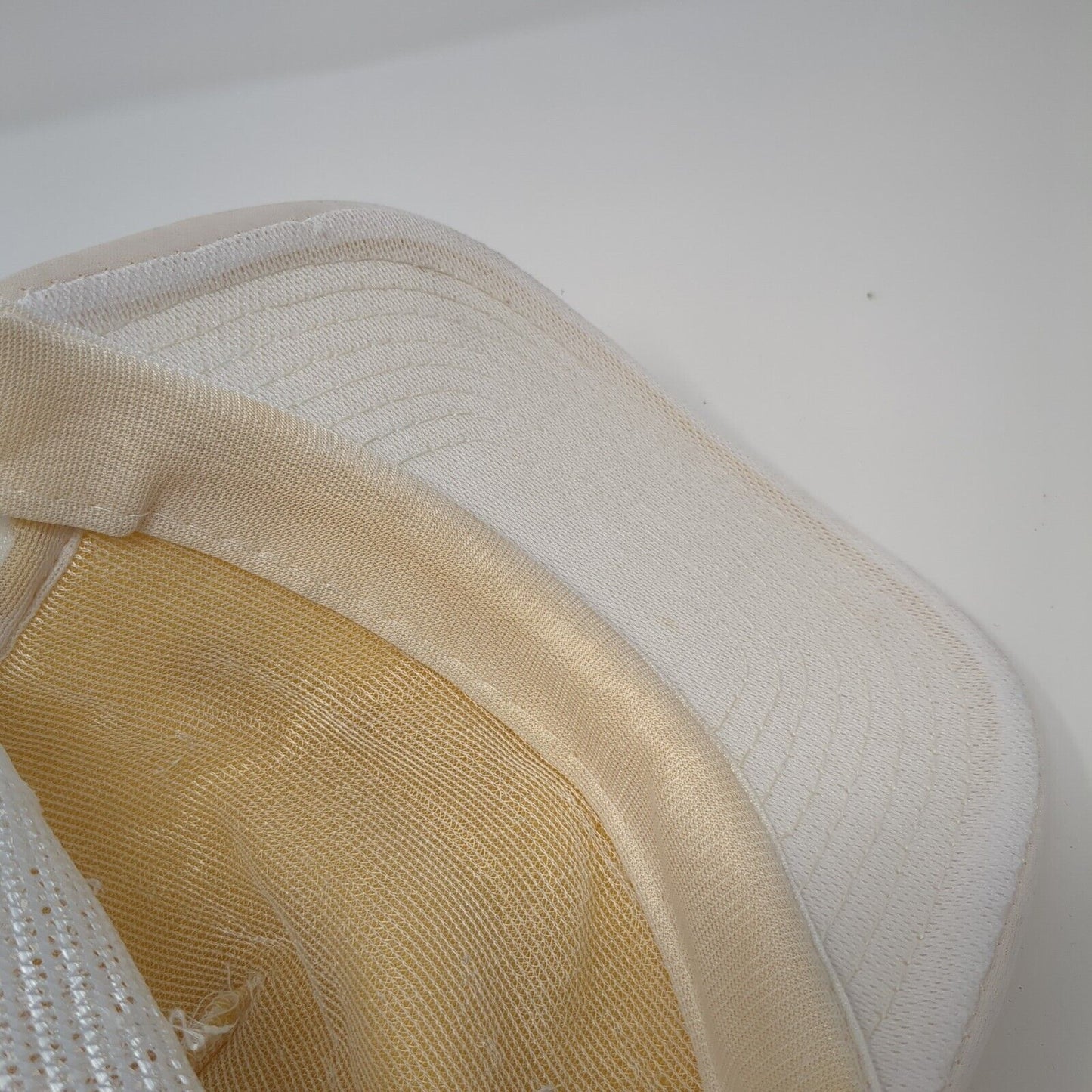 Cactus Pete's Royal Flush Plus Snapback Trucker Hat White Cream OS Mesh Back