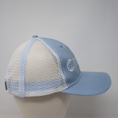 Osage Valley Electric Strapback Trucker Hat Blue One Size Mesh Back