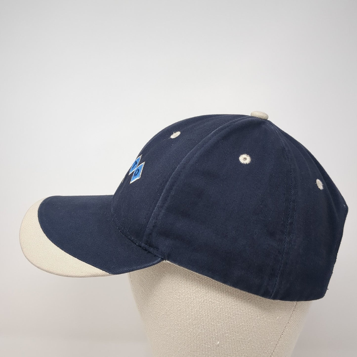 Macto 2011 Strapback Baseball Cap Blue OS Adjustable Embroidered Cap America