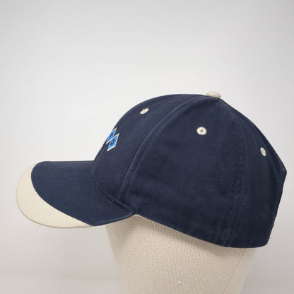 Macto 2011 Strapback Baseball Cap Blue OS Adjustable Embroidered Cap America
