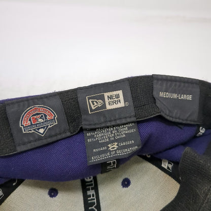 Boise Hawks MiLB New Era Cap Purple L 39THIRTY Stretch Curved Hat