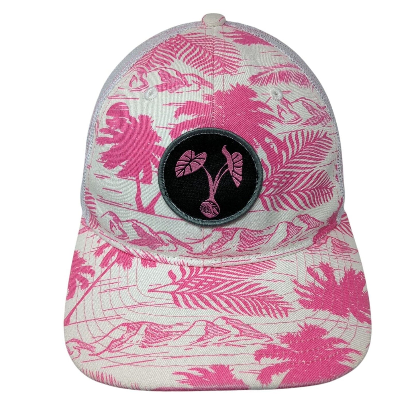 Richardson Snapback Trucker Hat Multicolor Small Tropical Mesh Back Embroidered