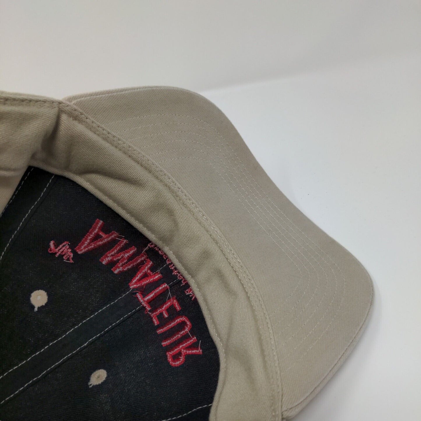 The Amateur Strapback Hat Tan One Size Solid Embroidered Richardson