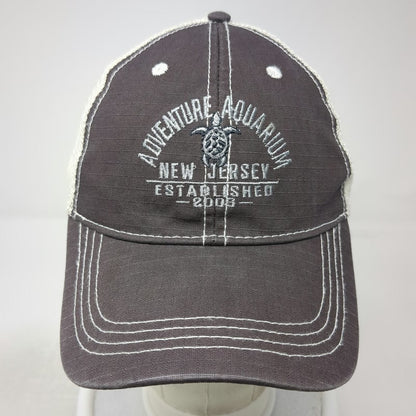 P. Mountain Gray Trucker Hat One Size Adventure Aquarium New Jersey Sea Turtle