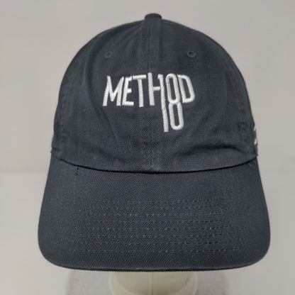 Method10 Slideback Hat Black OSFM Adjustable Embroidered Swoosh Heritage86 Nike