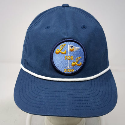 Richardson 5 Panel Blue OSFM Hat Rope First Interstate Bank Golf L for L 2020
