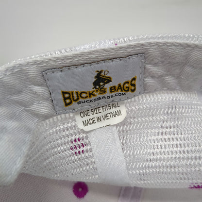 Buck's Bags Trucker Hat Pink One Size Farm Bureau Insurance Mesh Back Snapback