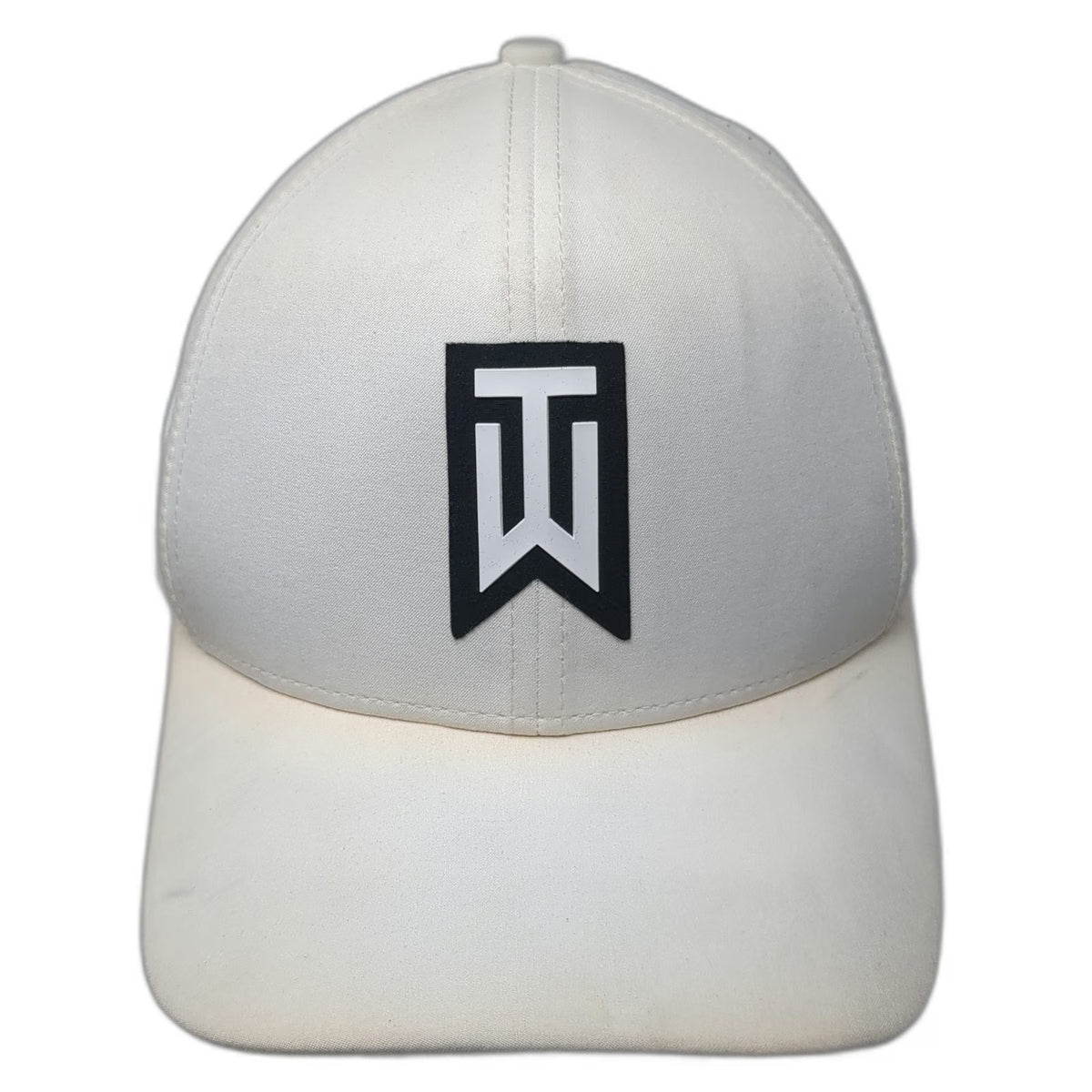 Nike Baseball Cap White L Tiger Woods TW Logo Dri-FIT Perforated Classic 99 Hat
