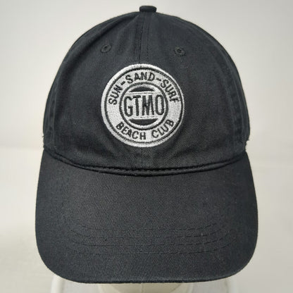 Polar USA Baseball Cap Black OSFM GTMO Beach Club Sun Sand Surf Slideback Hat