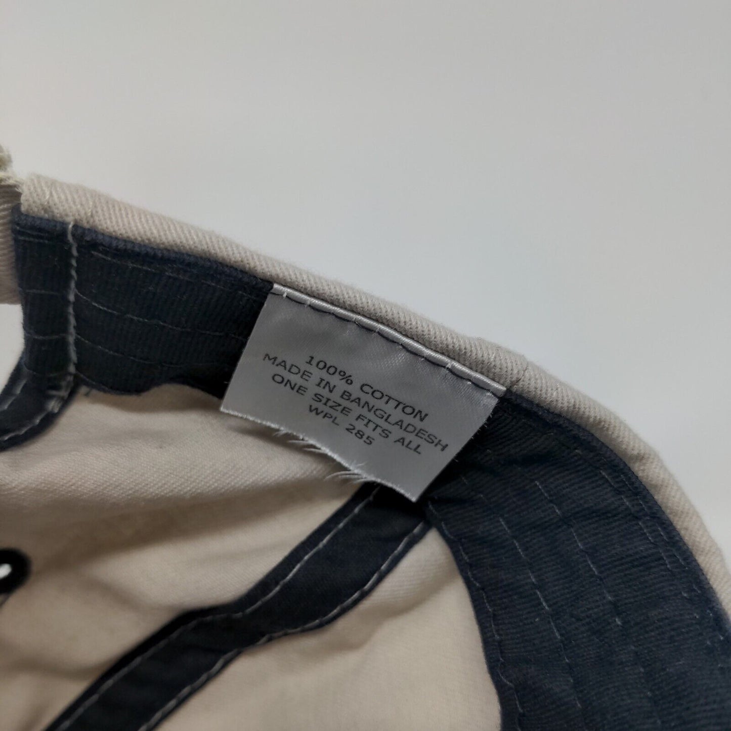 Tidewater Strapback Hat Tan OSFA Embroidered American Dry Goods