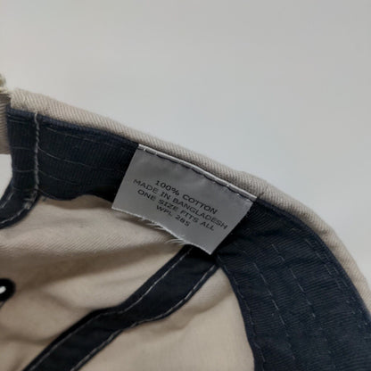 Tidewater Strapback Hat Tan OSFA Embroidered American Dry Goods