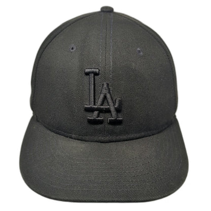 New Era Los Angeles Dodgers MLB Snapback Hat Black OSFM 9FIFTY Gray Underbrim
