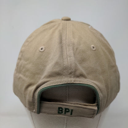 Barney's Pumps BPI Strapback Hat Tan One Size Embroidered Cap America