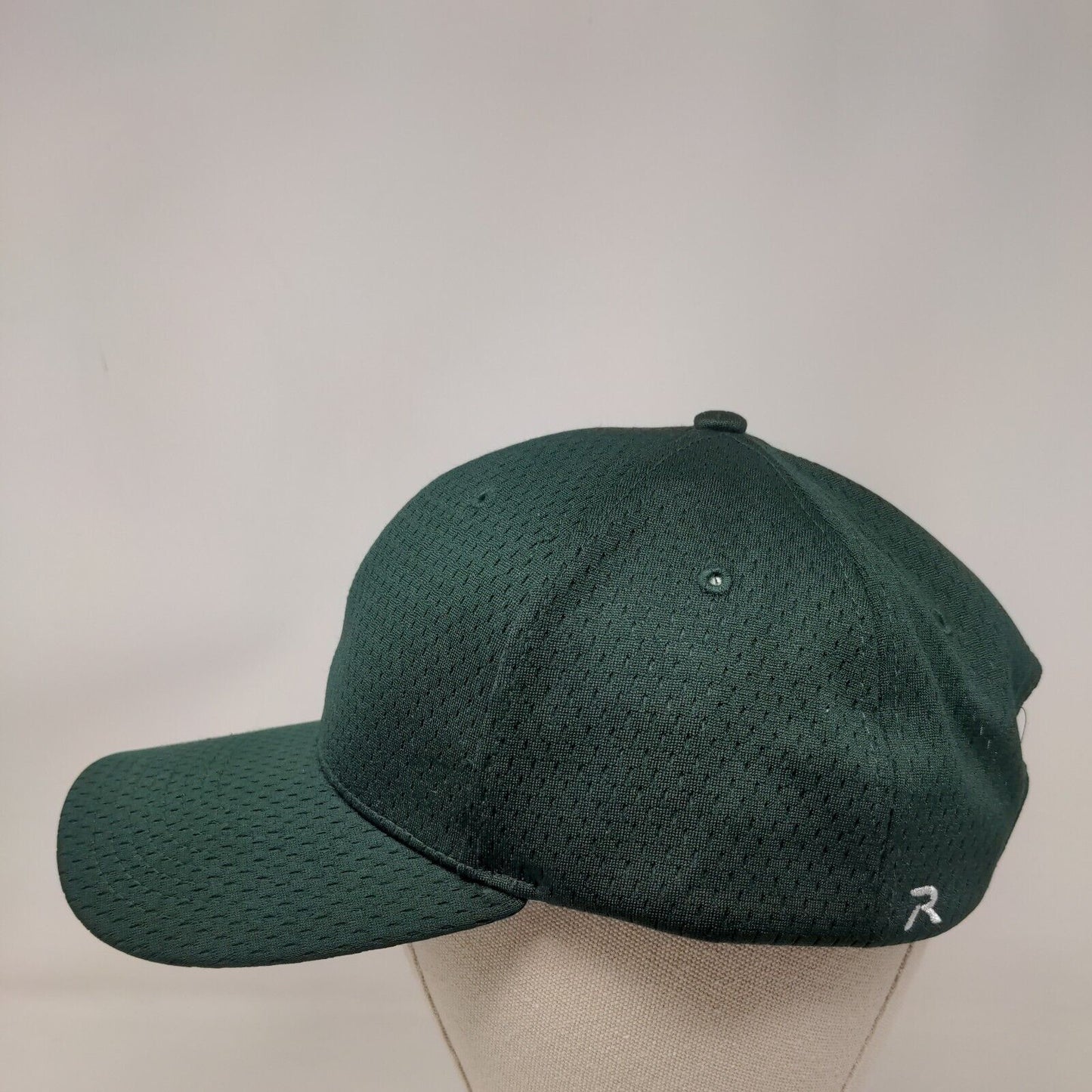 Richardson Strapback Hat Green M-L Adjustable Pro 414 Vented Holes Blank