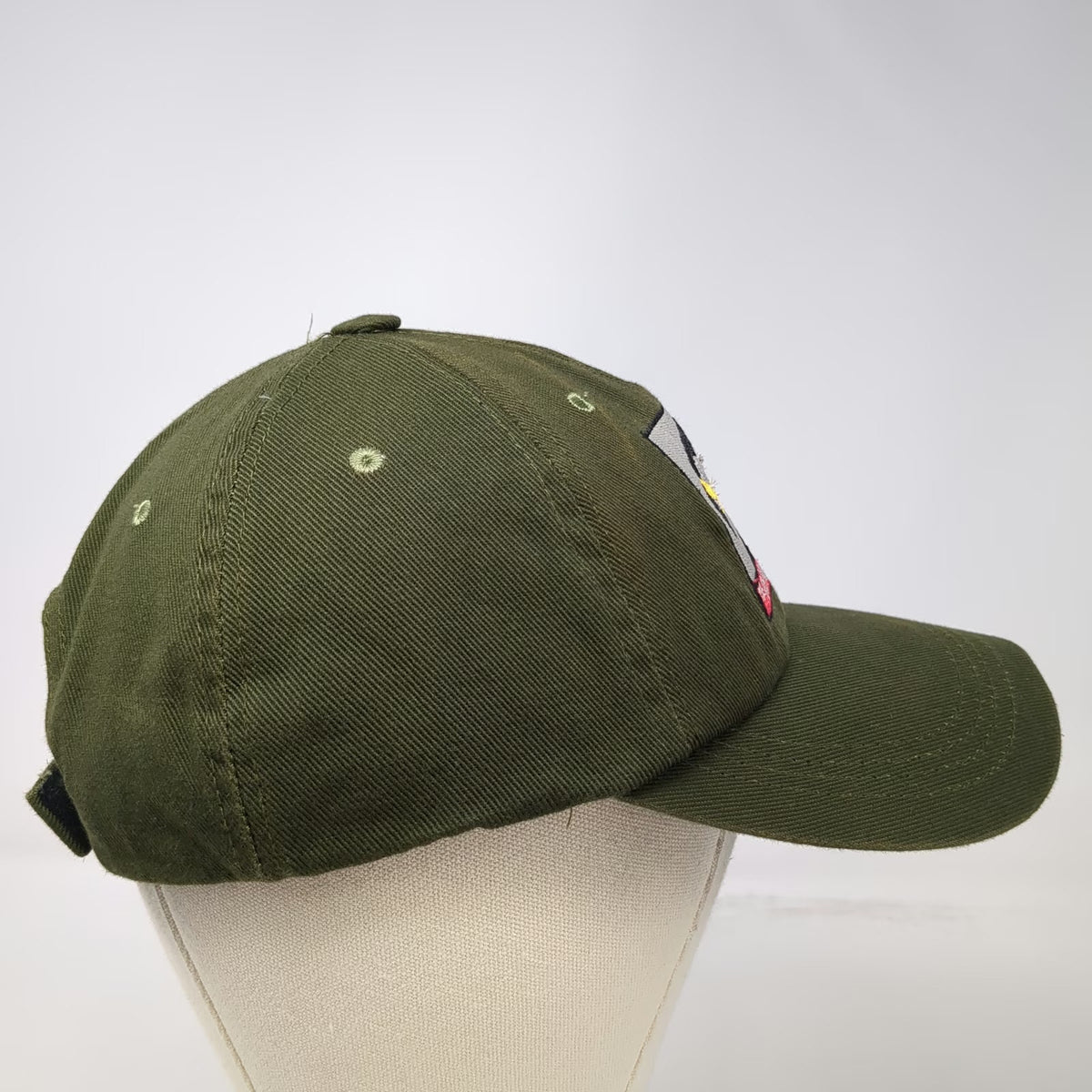Goshawk Society Inc Embroidered Patch Green One Size Baseball Cap Hat Bird