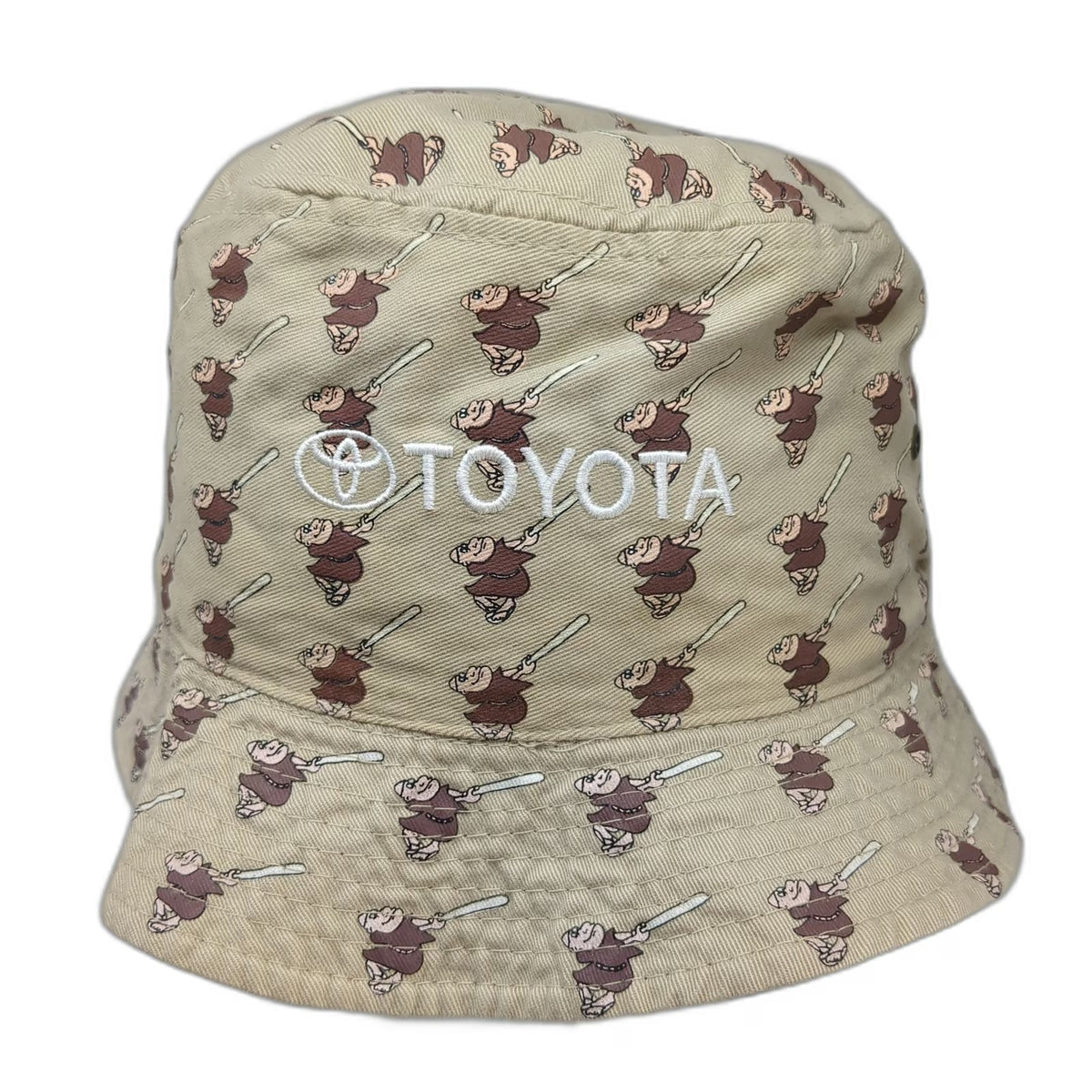 Toyota Bucket Hat Brown One Size Reversible San Diego Padres Logo Cotton Twill