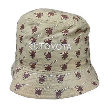 Toyota Bucket Hat Brown One Size Reversible San Diego Padres Logo Cotton Twill