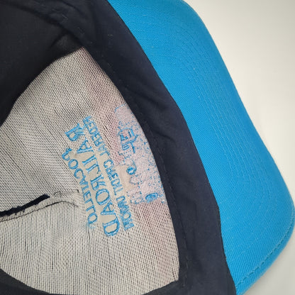 Pocatello Railroad Federal Credit Union Snapback Hat Blue OS Adjustable Poppers