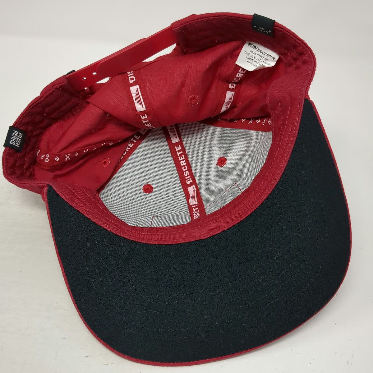 Discrete Snapback Red One Size Hat Cirque Series Black Diamond On Sun Valley