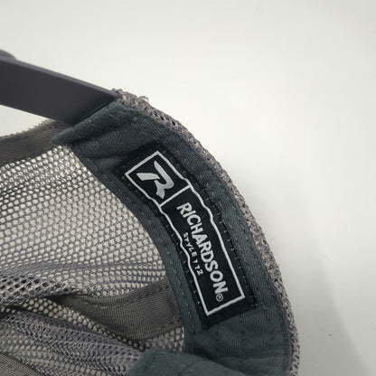 Richardson Trucker Hat Gray Orange One Size Joe Foundation Mesh Snapback 112