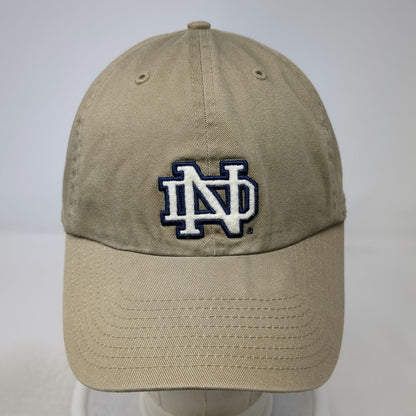 Notre Dame Fighting Irish NCAA adidas Baseball Cap Brown Blue White One Size Hat