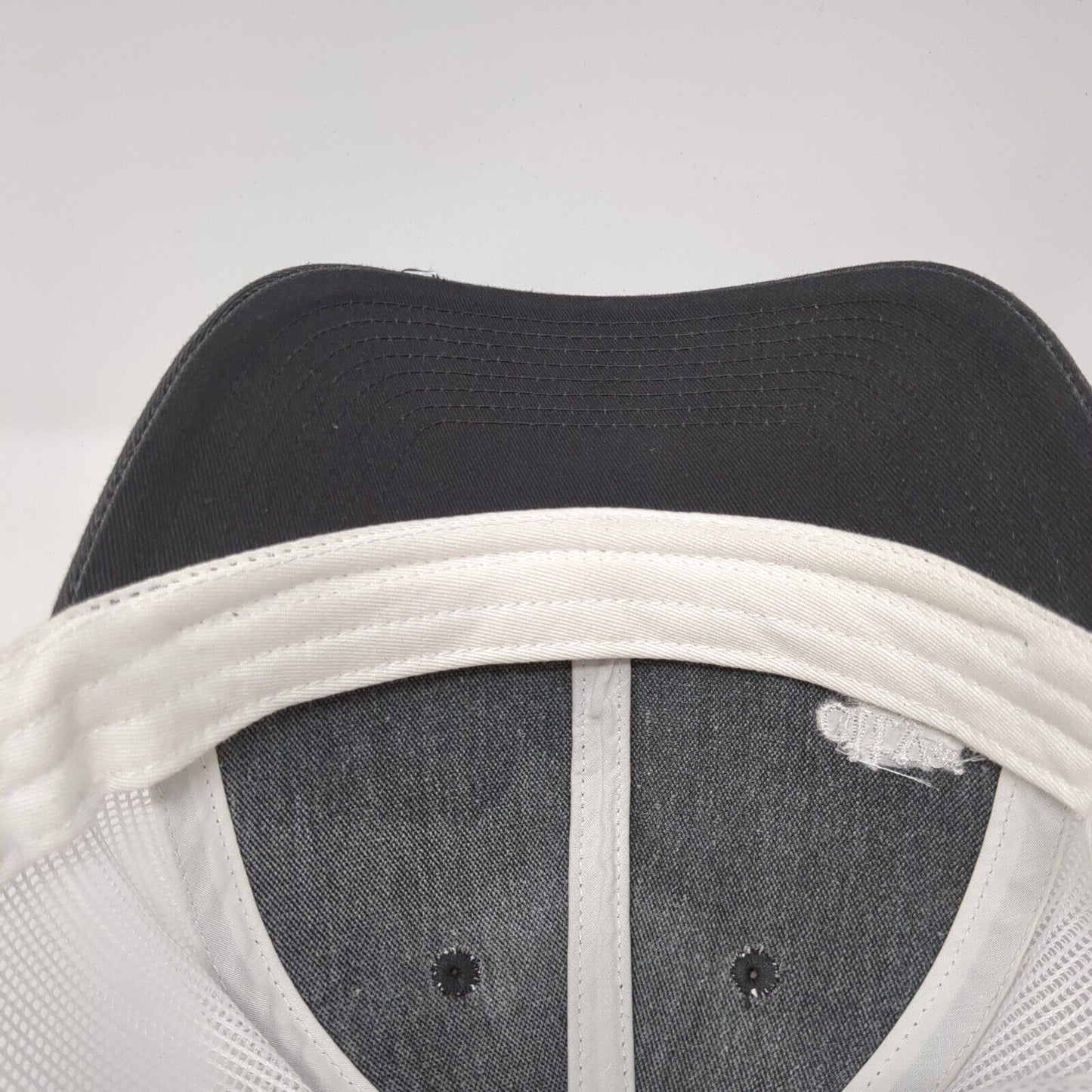 City of Good Snapback Trucker Hat Gray OS Adjustable Mesh Back Port Authority