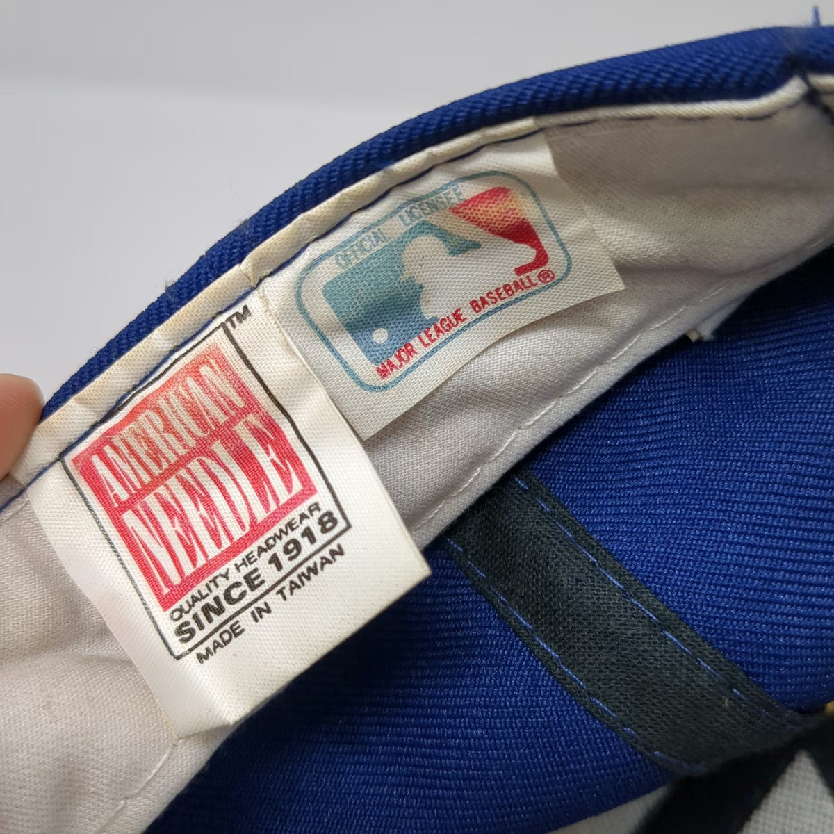 Chicago Cubs MLB American Needle Snapback Hat Blue Green Under Visor Vintage